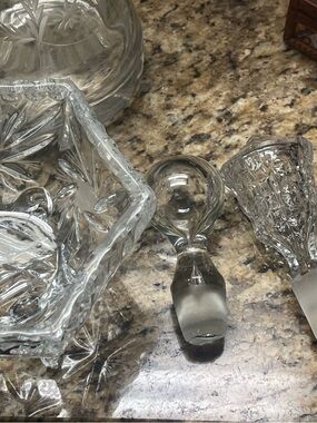 Clear Glass Crystal Decanter Stoppers